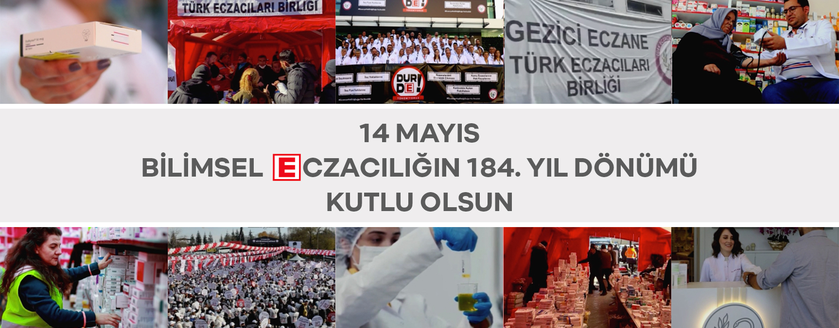<h1>14 MAYIS BİLİMSEL ECZACILIK GÜNÜ KUTLU OLSUN</h1>