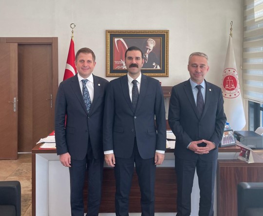 T.C. Adalet Bakanlığı Ceza ve Tevkifevleri Genel Müdürlüğü Personel Daire Başkanı Sayın Erkin Talaz ile Görüşme Gerçekleştirildi